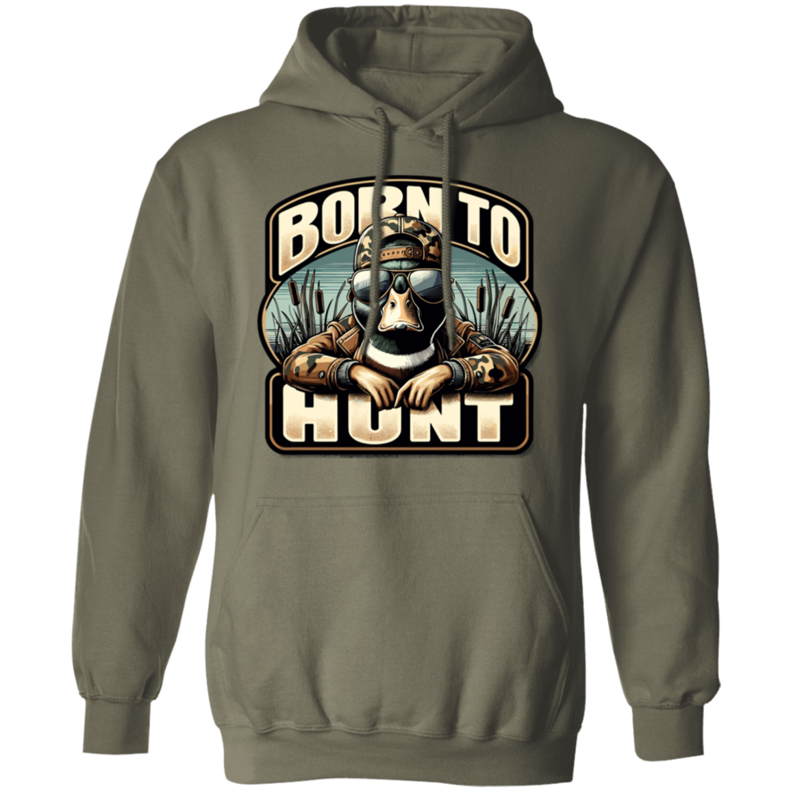 Born To Hunt Duck Hunting Hoodie