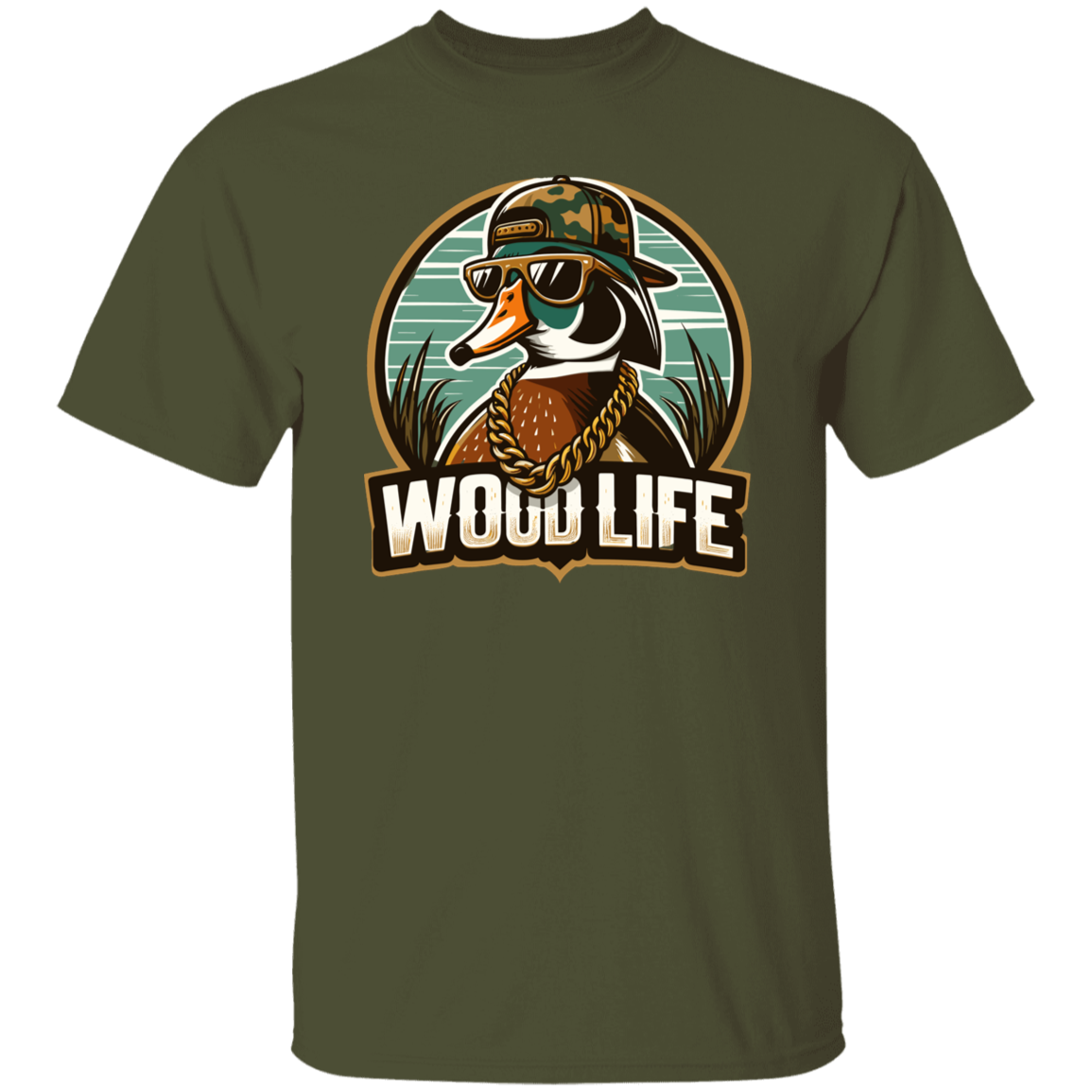 Wood Life Duck Hunting T Shirt