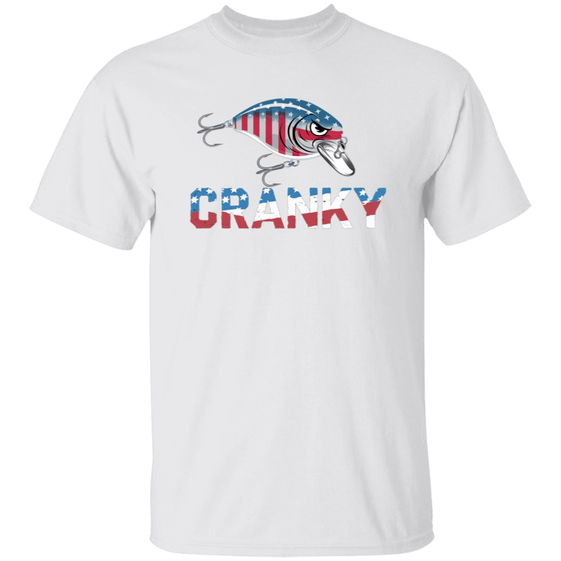 Cranky USA Crankbait Fishing T Shirt