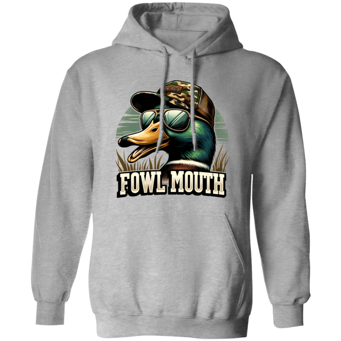 Fowl Mouth Duck Hunting Hoodie