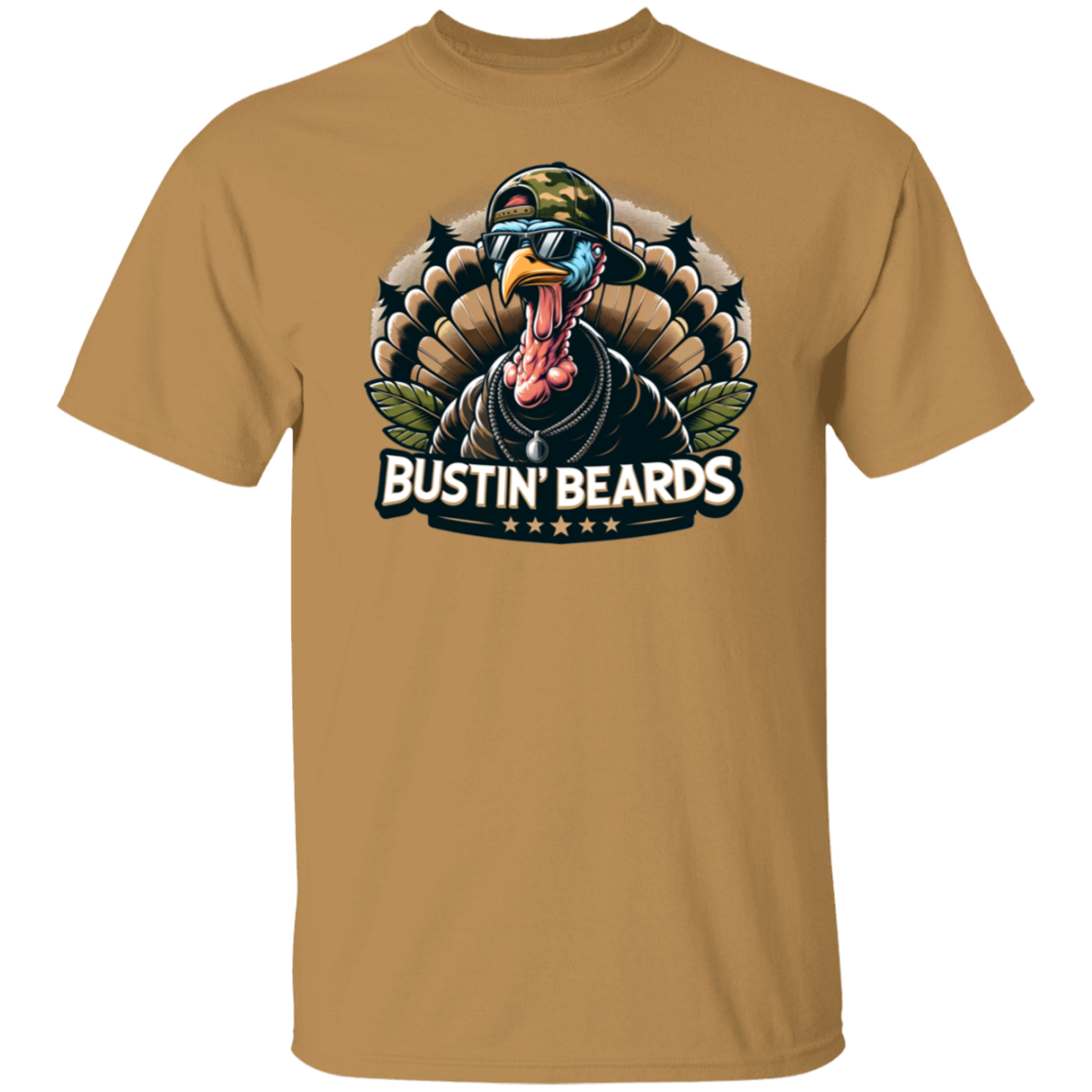 Bustin' Beards Turkey Hunting T Shirt