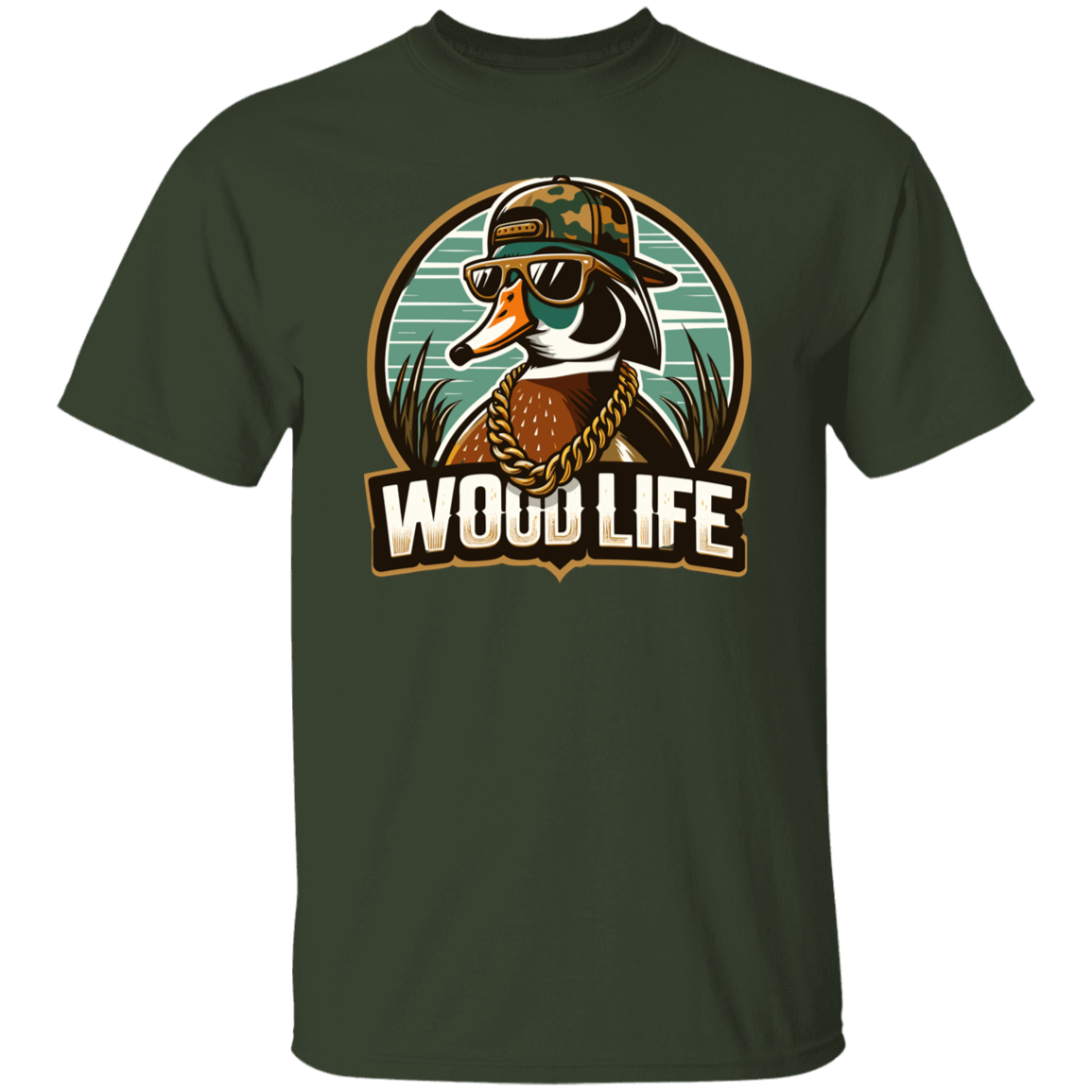 Wood Life Duck Hunting T Shirt