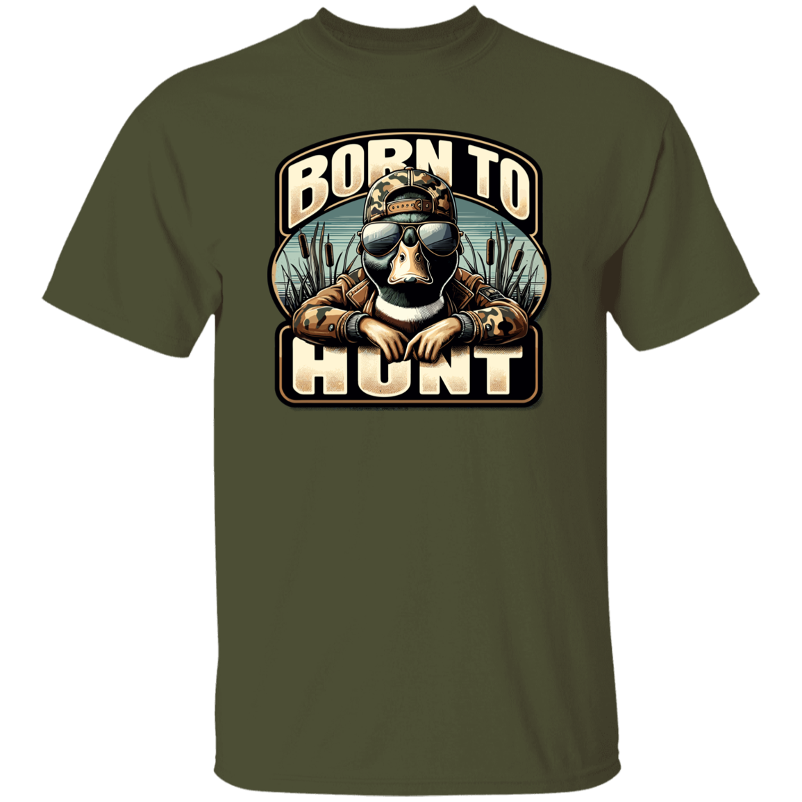 Born To Hunt Duck Hunting T Shirt