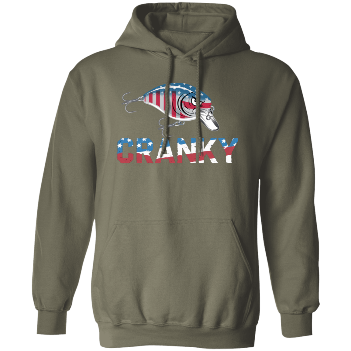 Cranky USA Crankbait Fishing Hoodie