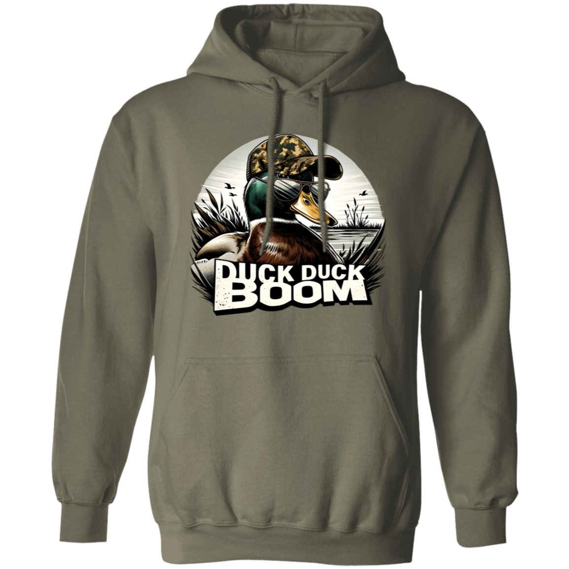 Duck Duck Boom Duck Hunting Hoodie