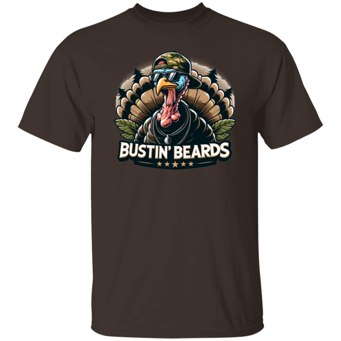 Bustin' Beards Turkey Hunting T Shirt