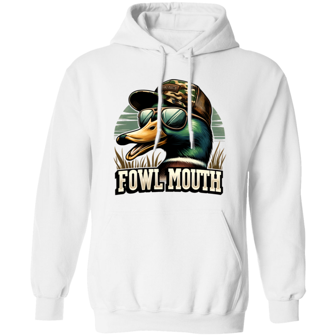 Fowl Mouth Duck Hunting Hoodie