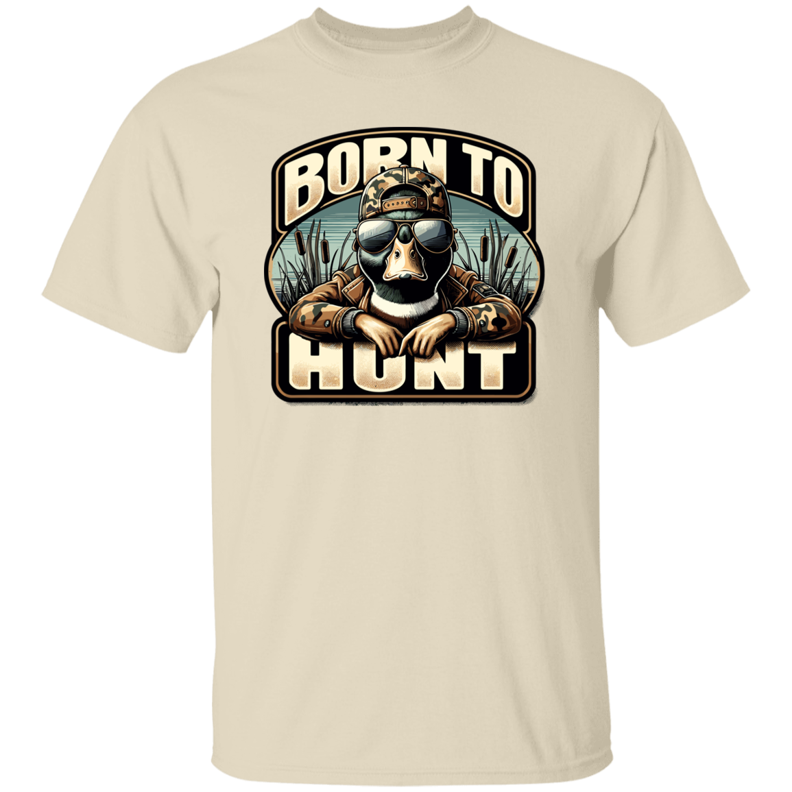 Born To Hunt Duck Hunting T Shirt