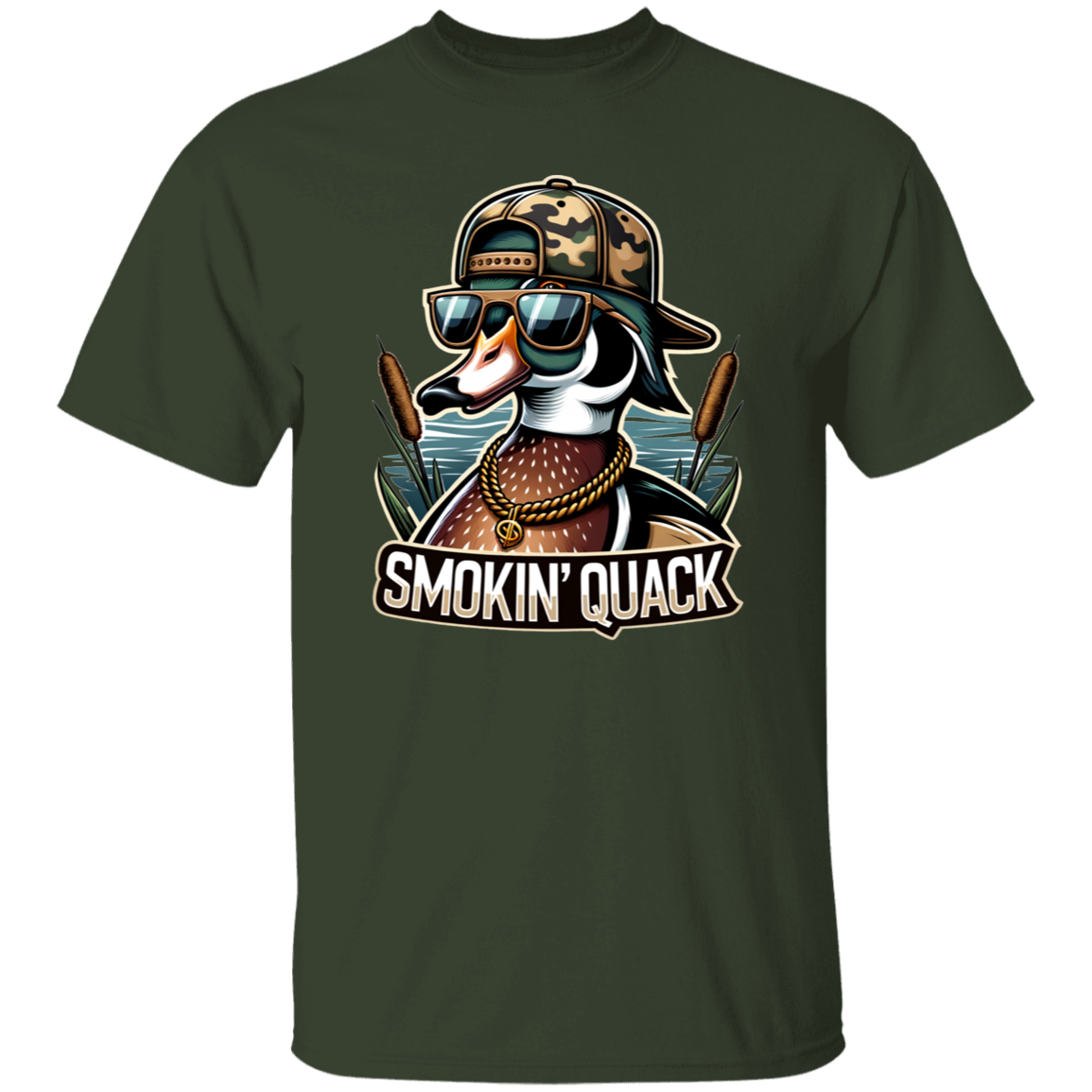 Smokin' Quack Duck Hunting T Shirt