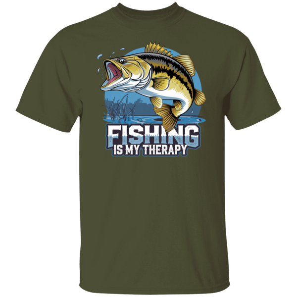 Fishing Is My Therapy Fishing T Shirt – PFX Outdoors
