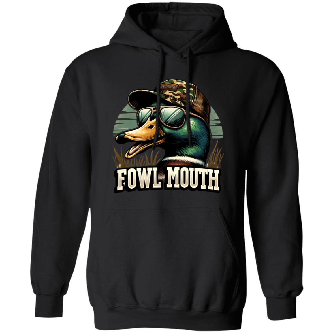 Fowl Mouth Duck Hunting Hoodie