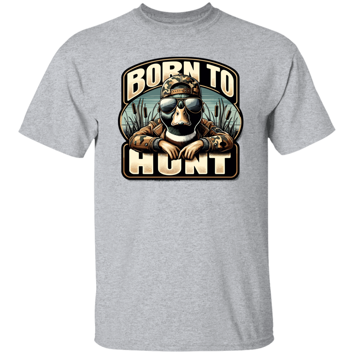 Born To Hunt Duck Hunting T Shirt