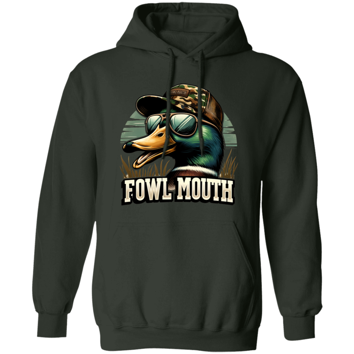 Fowl Mouth Duck Hunting Hoodie