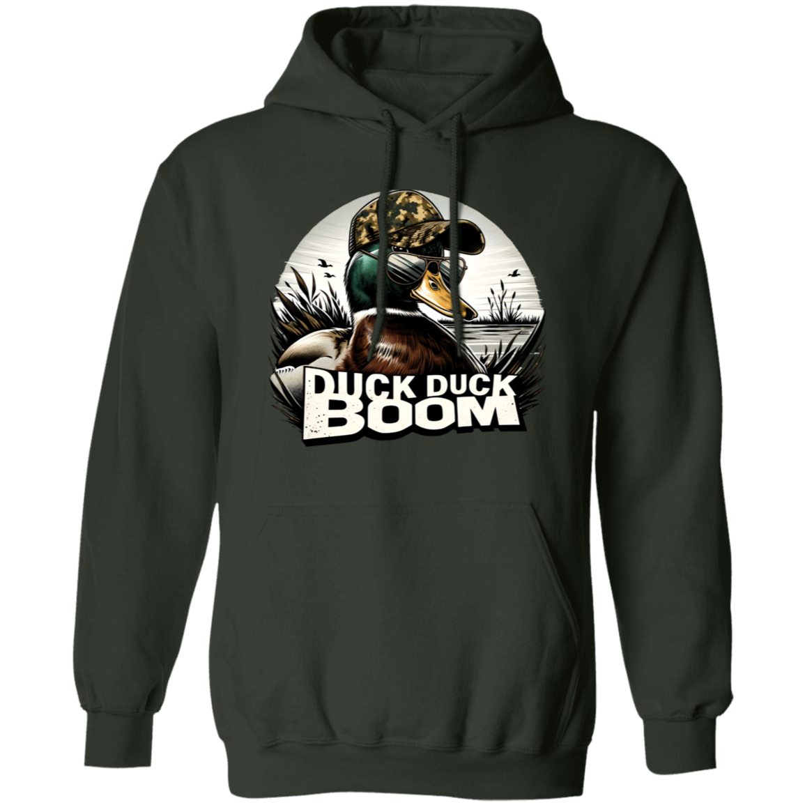 Duck Duck Boom Duck Hunting Hoodie