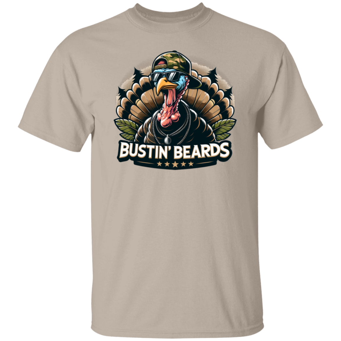 Bustin' Beards Turkey Hunting T Shirt