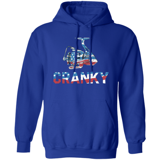 Cranky USA Fishing Reel Fishing Hoodie