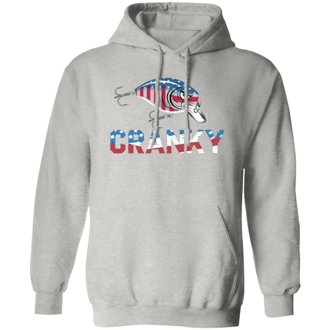 Cranky USA Crankbait Fishing Hoodie