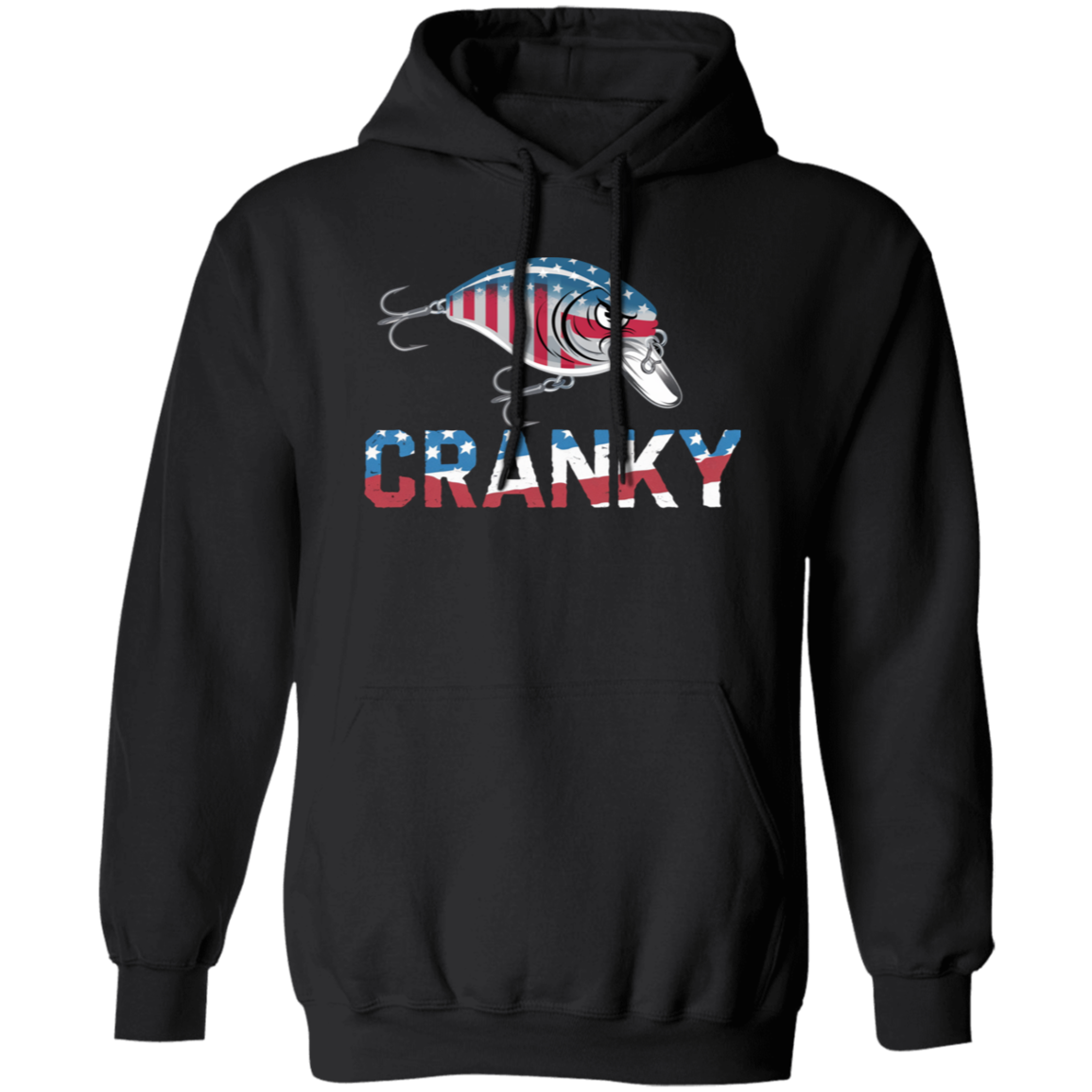 Cranky USA Crankbait Fishing Hoodie