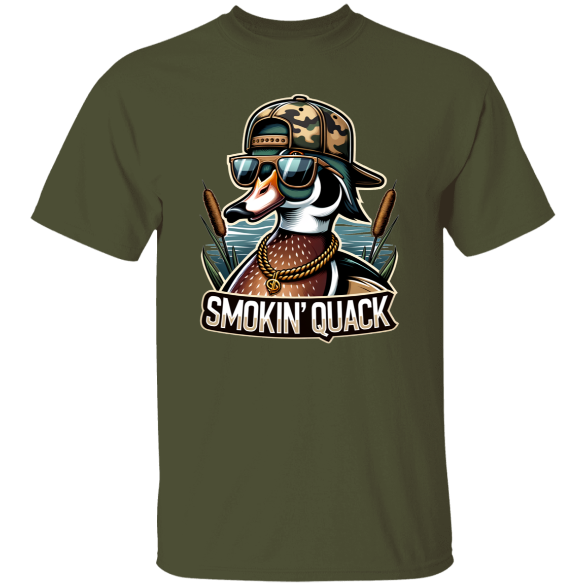 Smokin' Quack Duck Hunting T Shirt