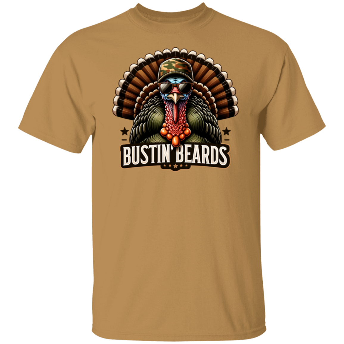 Bustin' Beards Turkey Hunting T Shirt