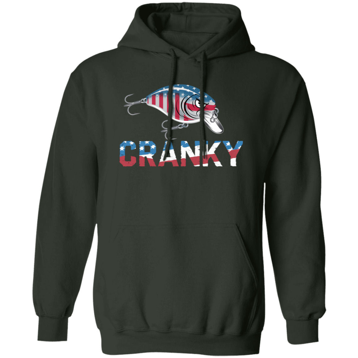 Cranky USA Crankbait Fishing Hoodie