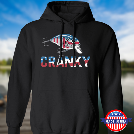 Cranky USA Crankbait Fishing Hoodie