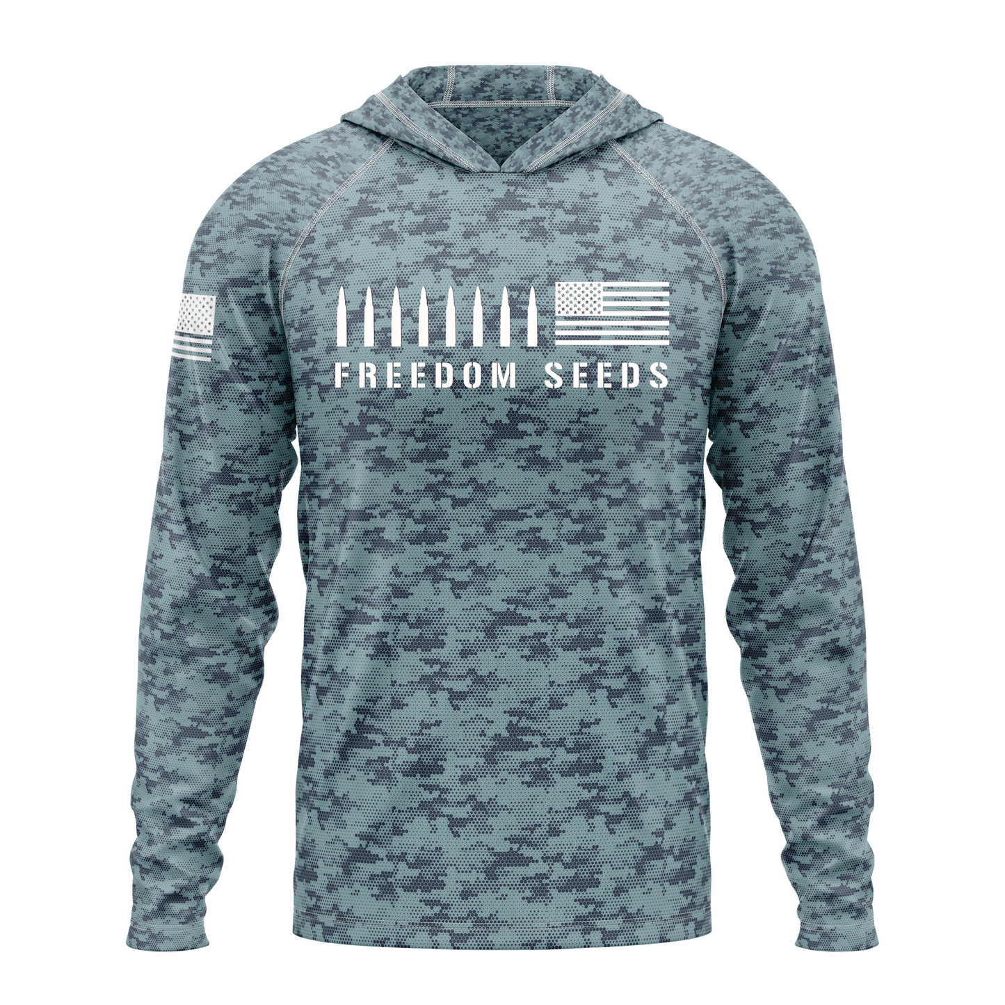 Freedom Seeds Patriotic SPF50 Performance Hoodie