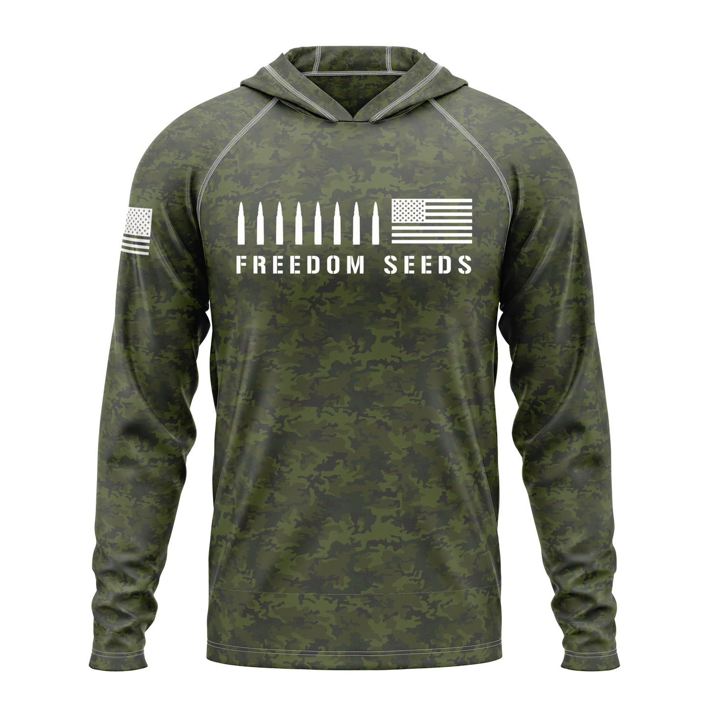 Freedom Seeds Patriotic SPF50 Performance Hoodie
