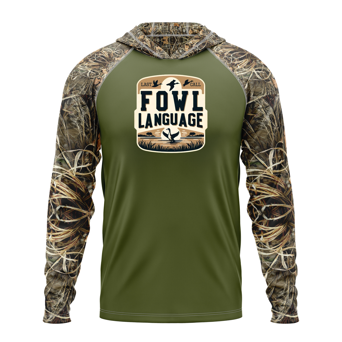 Fowl Language SPF50 Performance Duck Hunting Hoodie