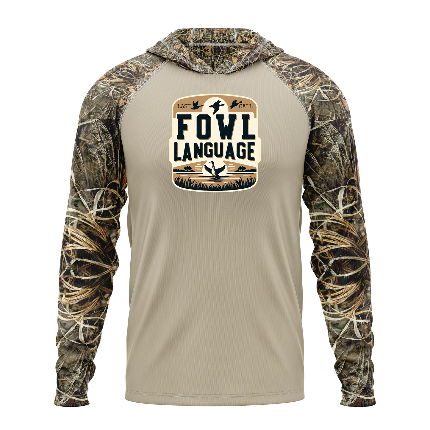 Fowl Language SPF50 Performance Duck Hunting Hoodie