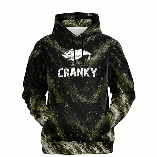 Cranky Coldwater Fishing Hoodie- Midnight Moss
