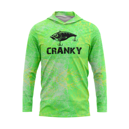 Cranky Crankbait SPF50 Performance Fishing Hoodie