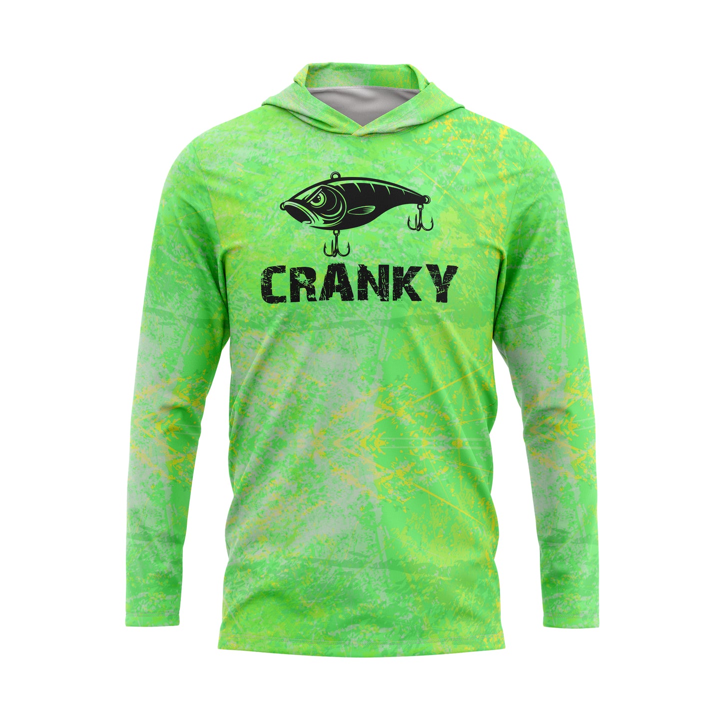 Cranky Crankbait SPF50 Performance Fishing Hoodie
