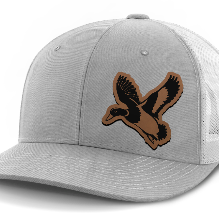 Mallard (left), Duck Hunting, Leather Patch Hat