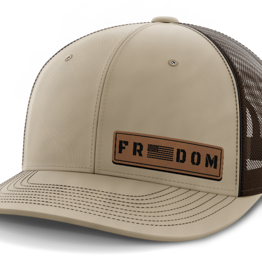 Freedom, Leather Patch Hat