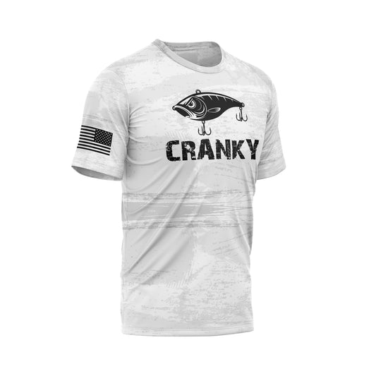 Cranky Crankbait Performance Fishing Tee