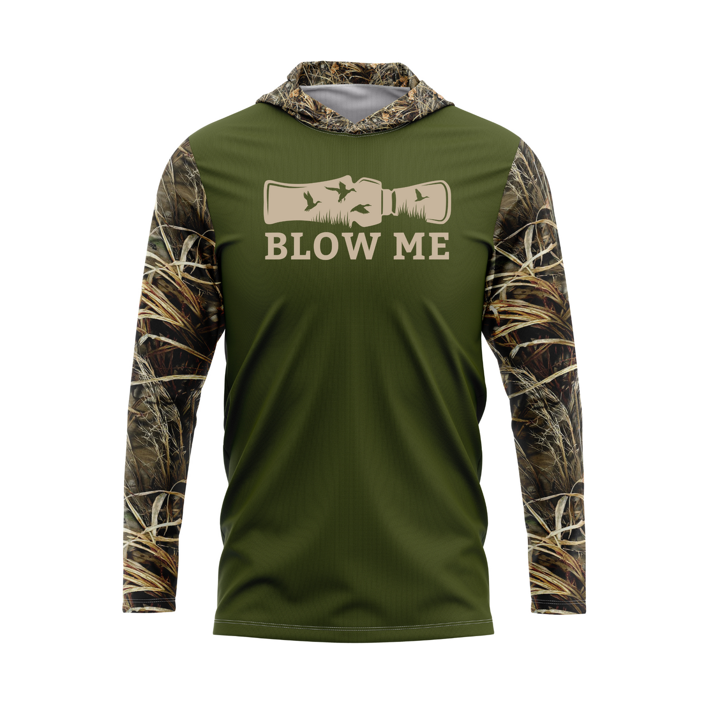 Blow Me Duck Hunting SPF50 Performance Hoodie