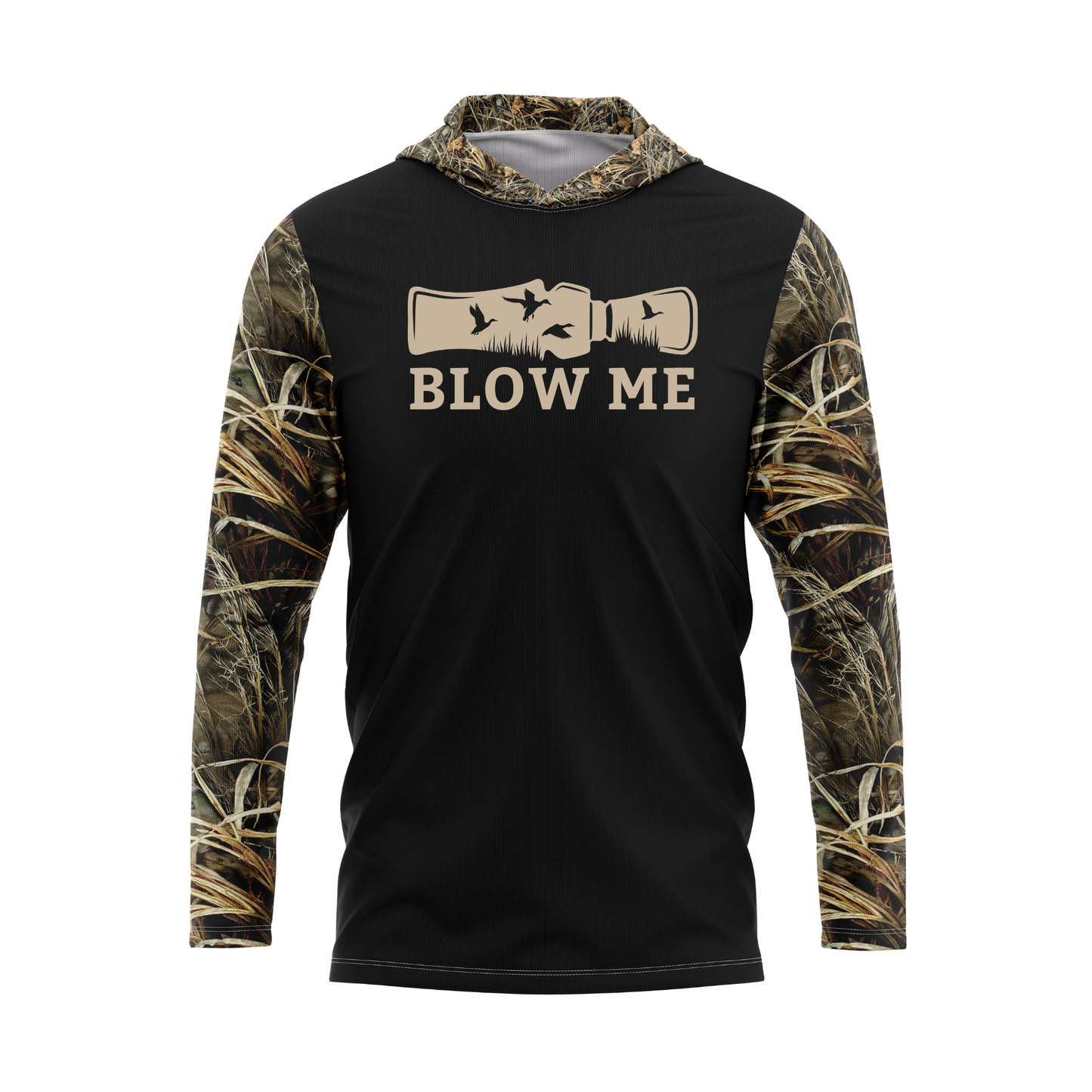 Blow Me Duck Hunting SPF50 Performance Hoodie