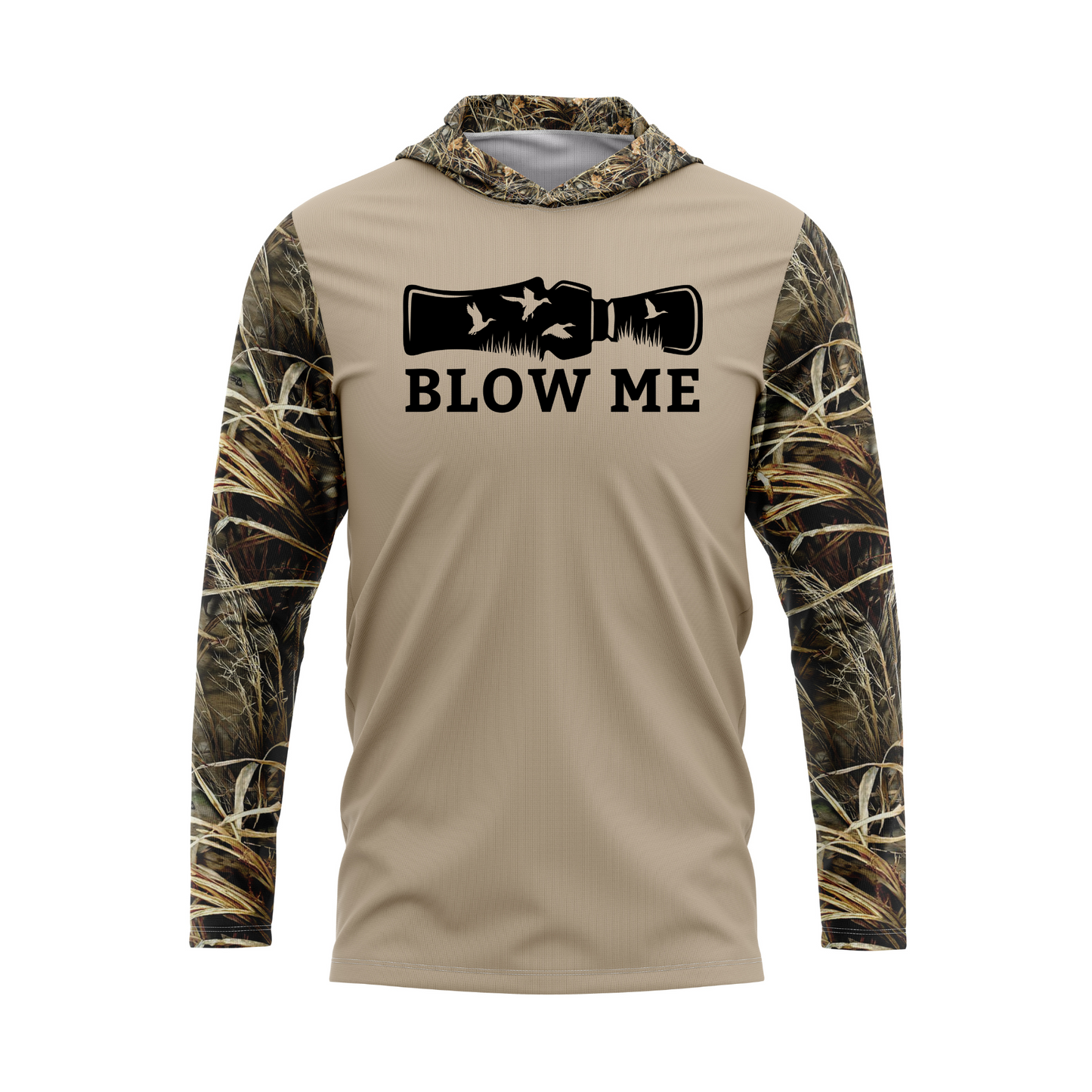 Blow Me Duck Hunting SPF50 Performance Hoodie