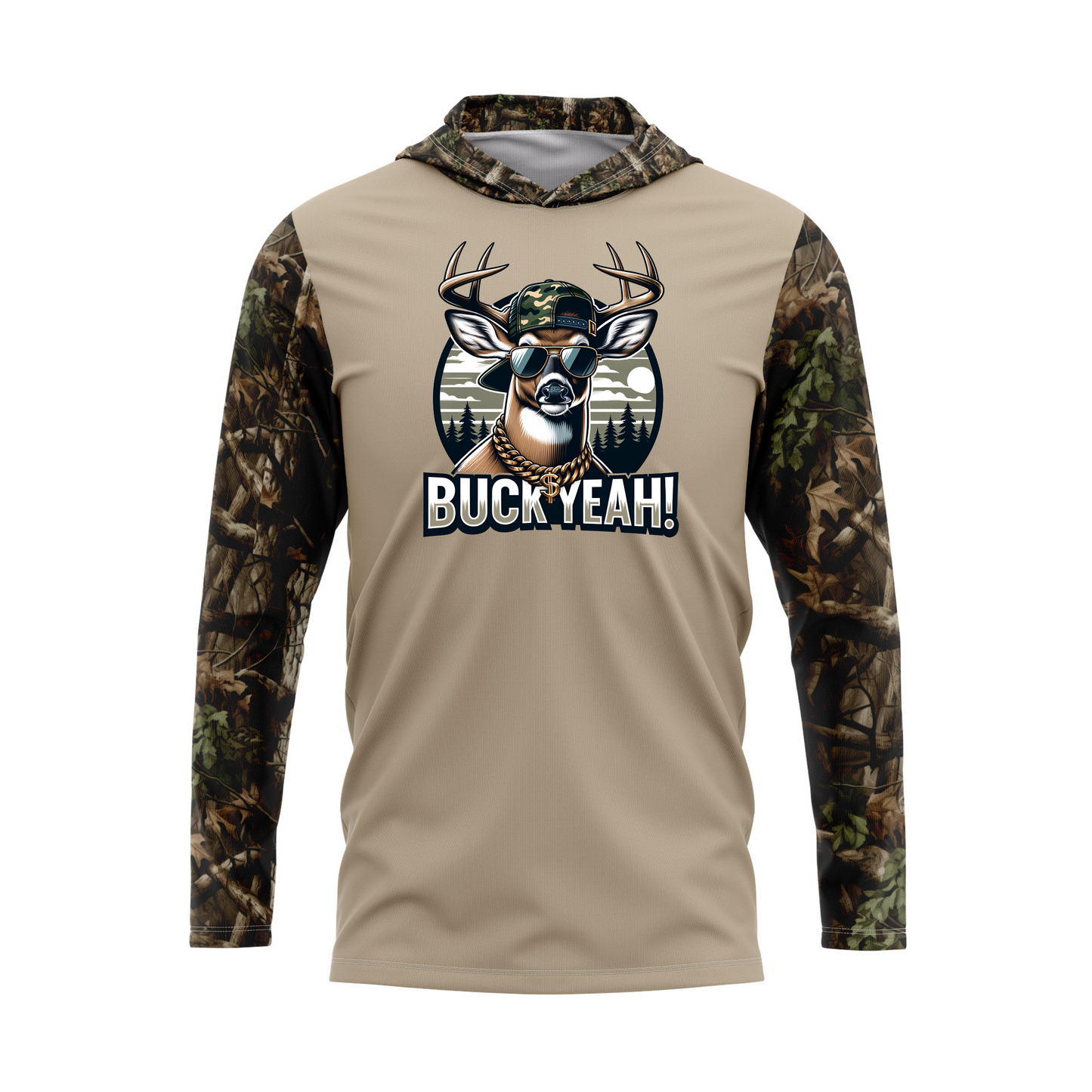 Buck Yeah! SPF50 Deer Hunting Performance Hoodie