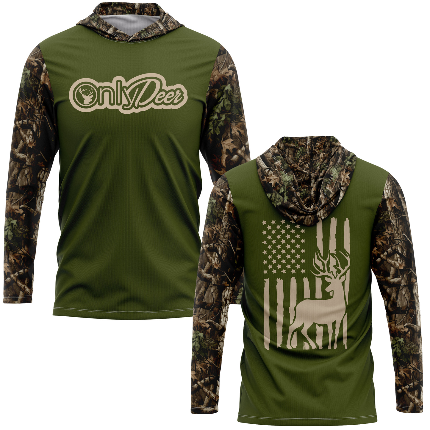 Only Deer SPF50 Performance Hunting Hoodie