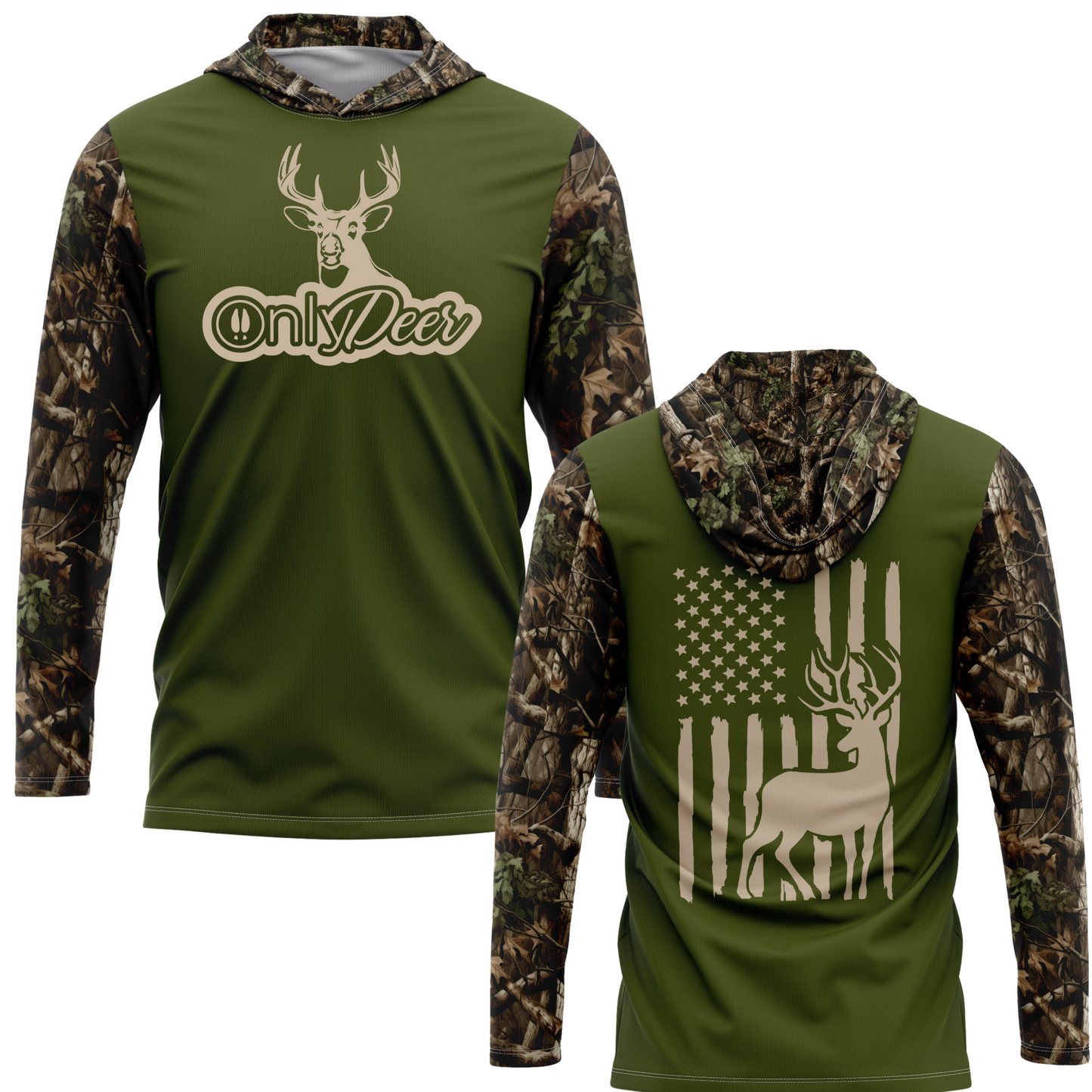 Only Deer SPF50 Performance Hunting Hoodie