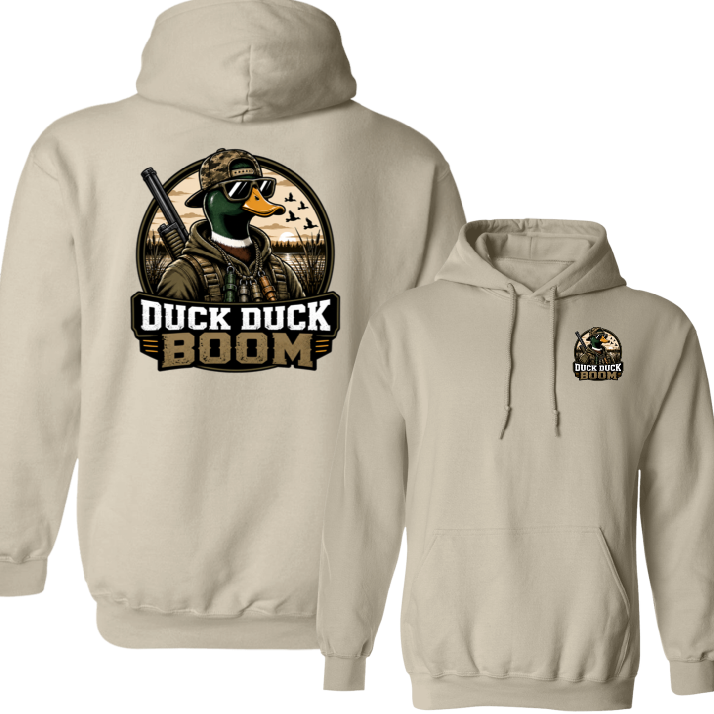 Duck Duck Boom Duck Hunting Hoodie