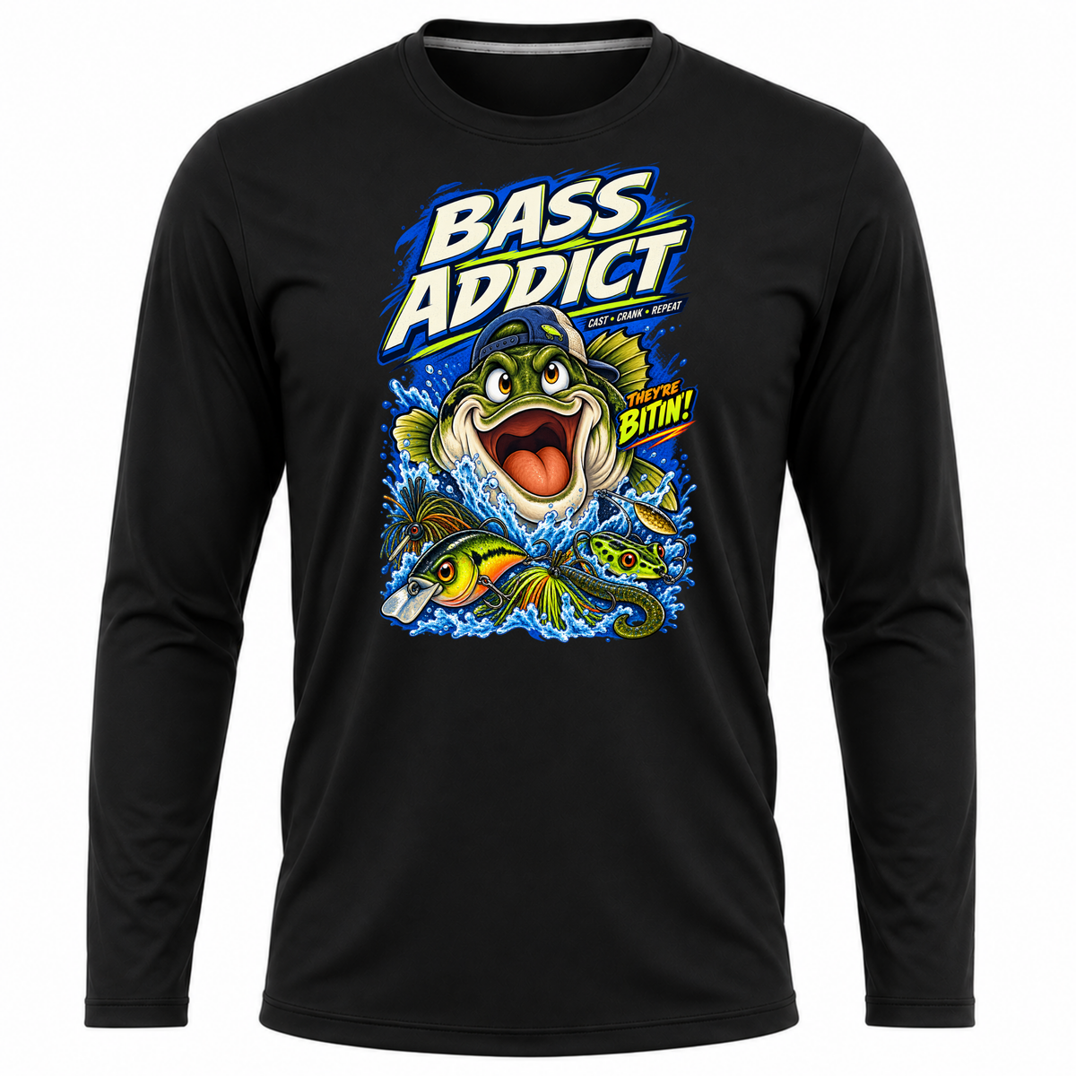 Bass Addict UPF40 Long Sleeve