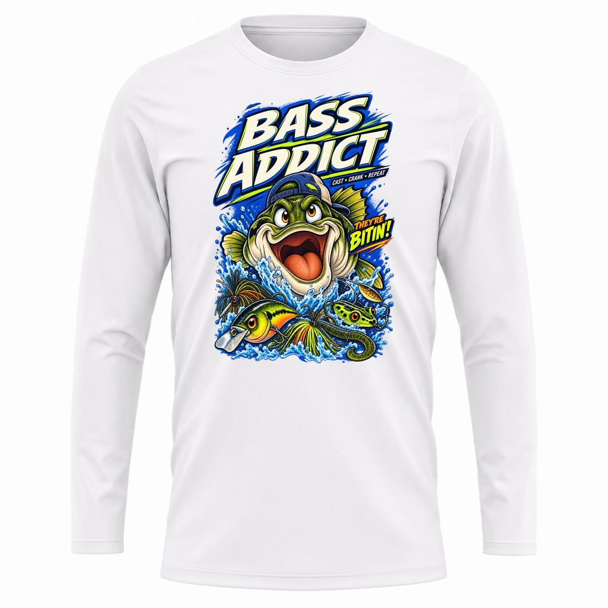 Bass Addict UPF40 Long Sleeve