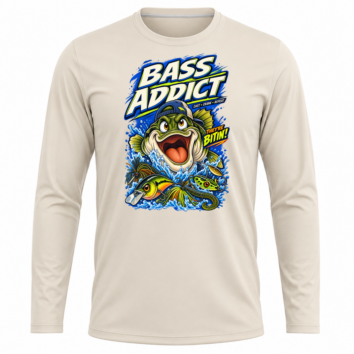 Bass Addict UPF40 Long Sleeve