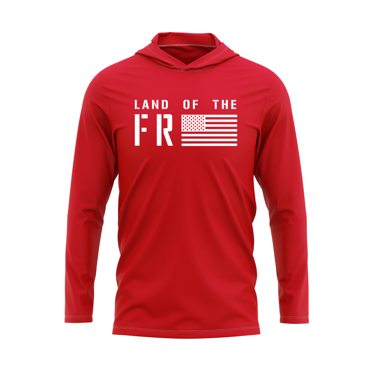 Land Of The Free Moisture Wicking Performance Hoodie