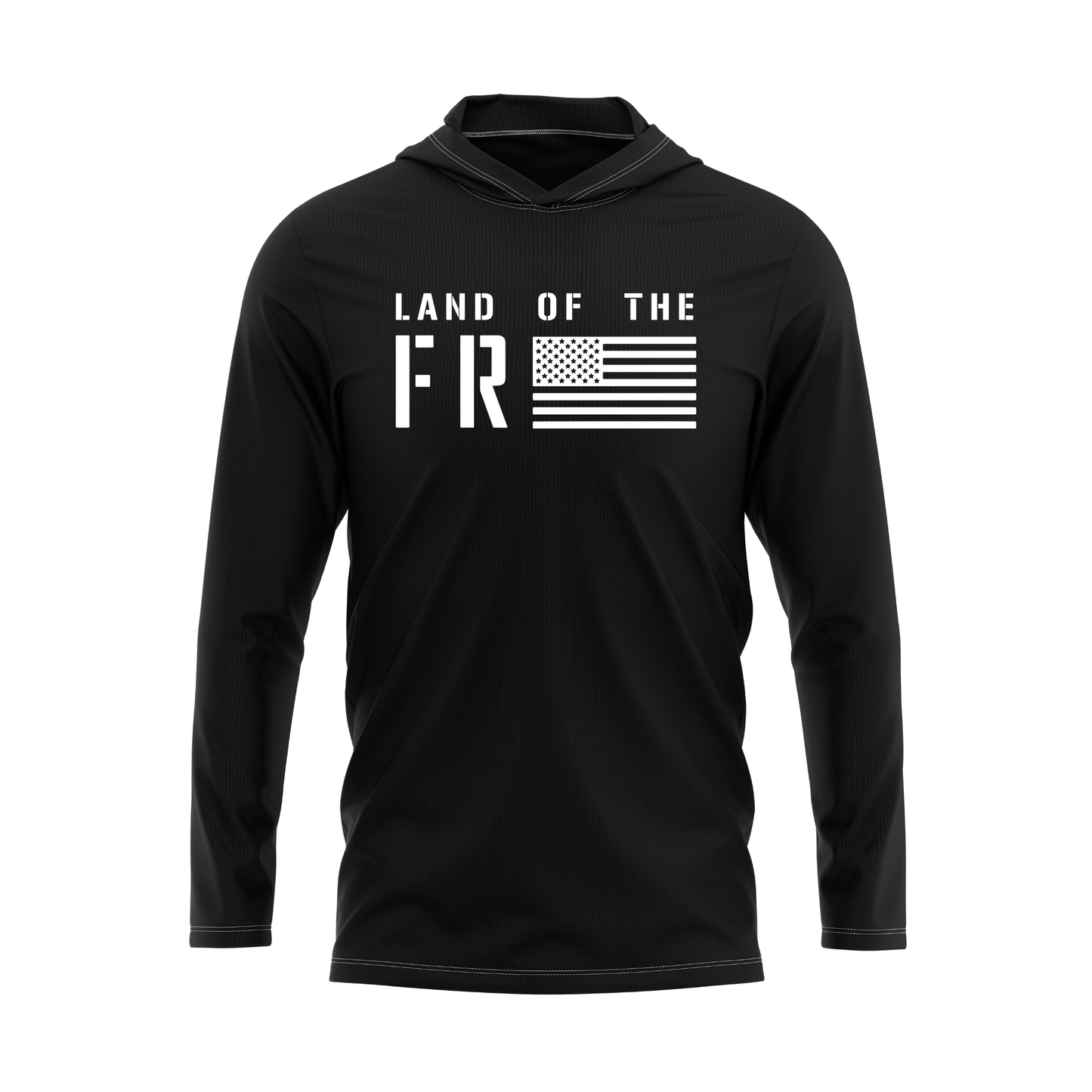 Land Of The Free Moisture Wicking Performance Hoodie