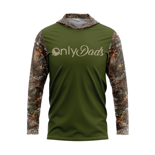 Only Dads Hunting Camo SPF50 Performance Hoodie