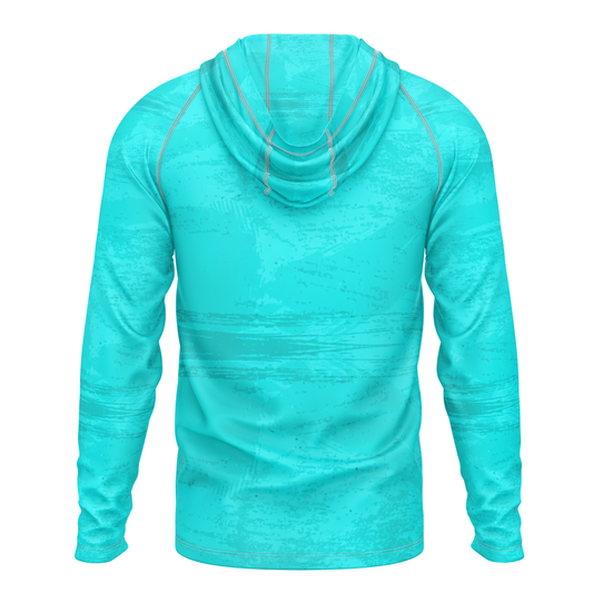 I Hate Pulling Out SPF50 Performance Fishing Hoodie-Teal